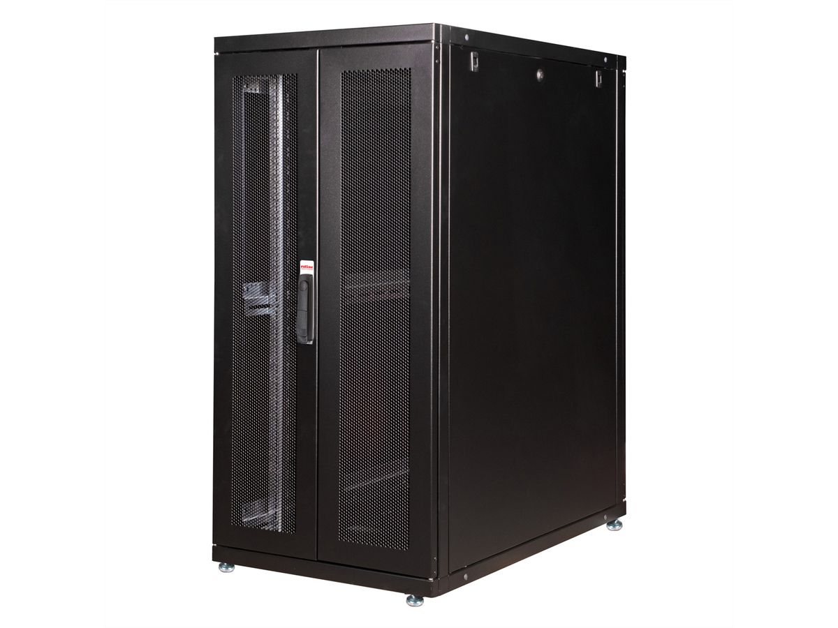 ROLINE 19-inch server rack Pro 26 U, 600x1000 WxD black - SECOMP
