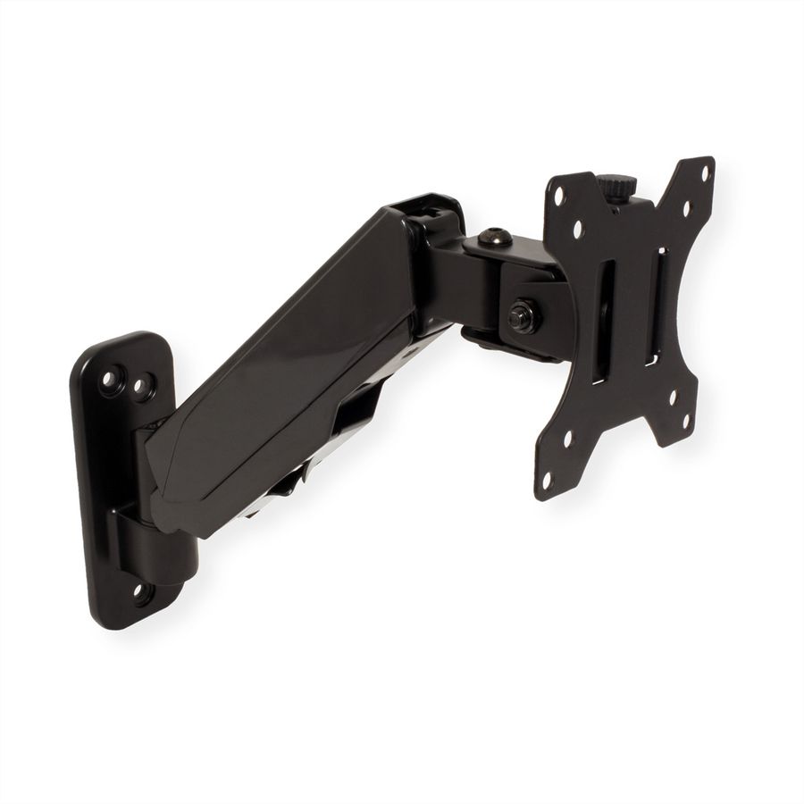 VALUE LCD Monitor Arm, Desk Clamp, 4 Joints, Pivot, black