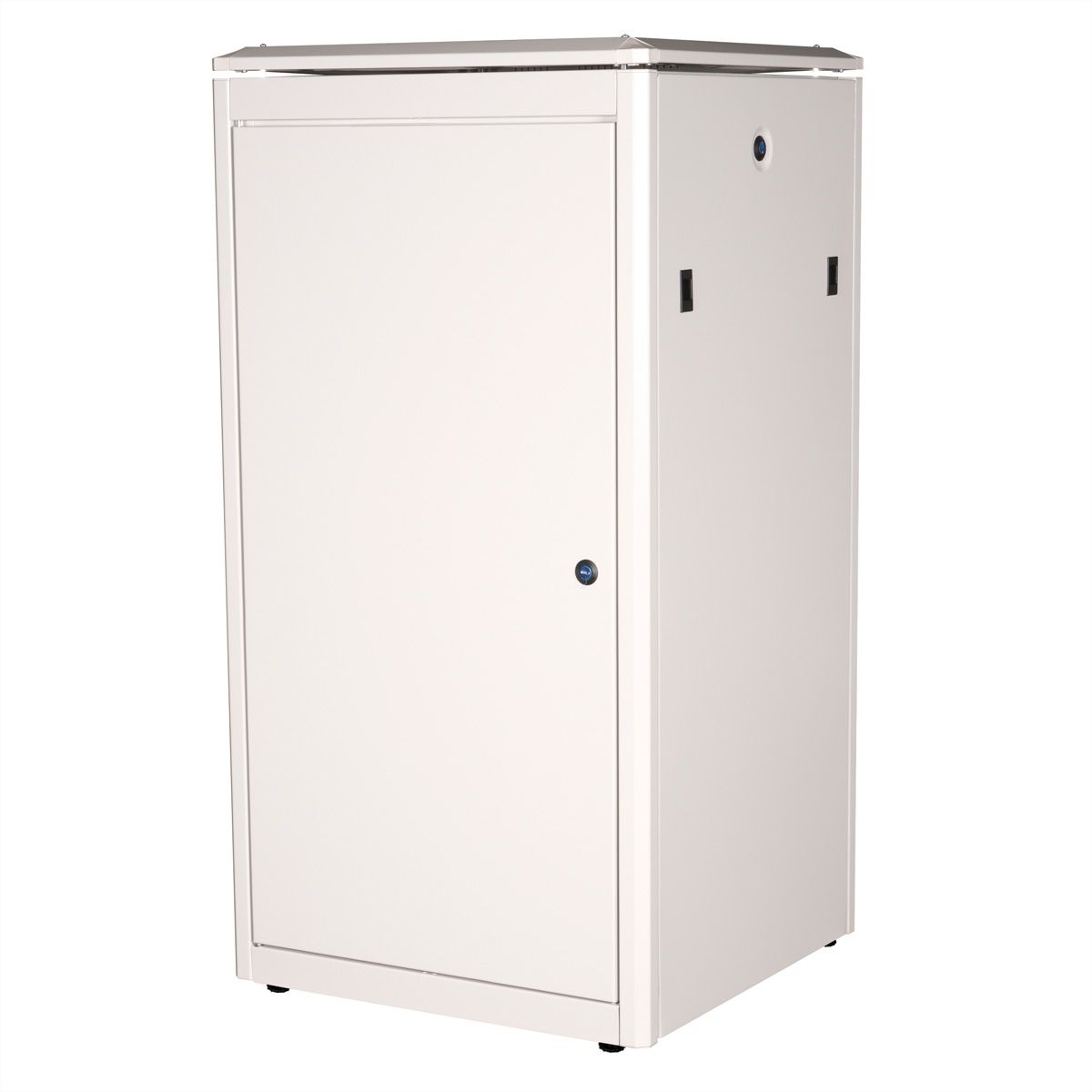ROLINE 19-inch Network Cabinet Pro 22 U, 600x600 WxD glass door grey