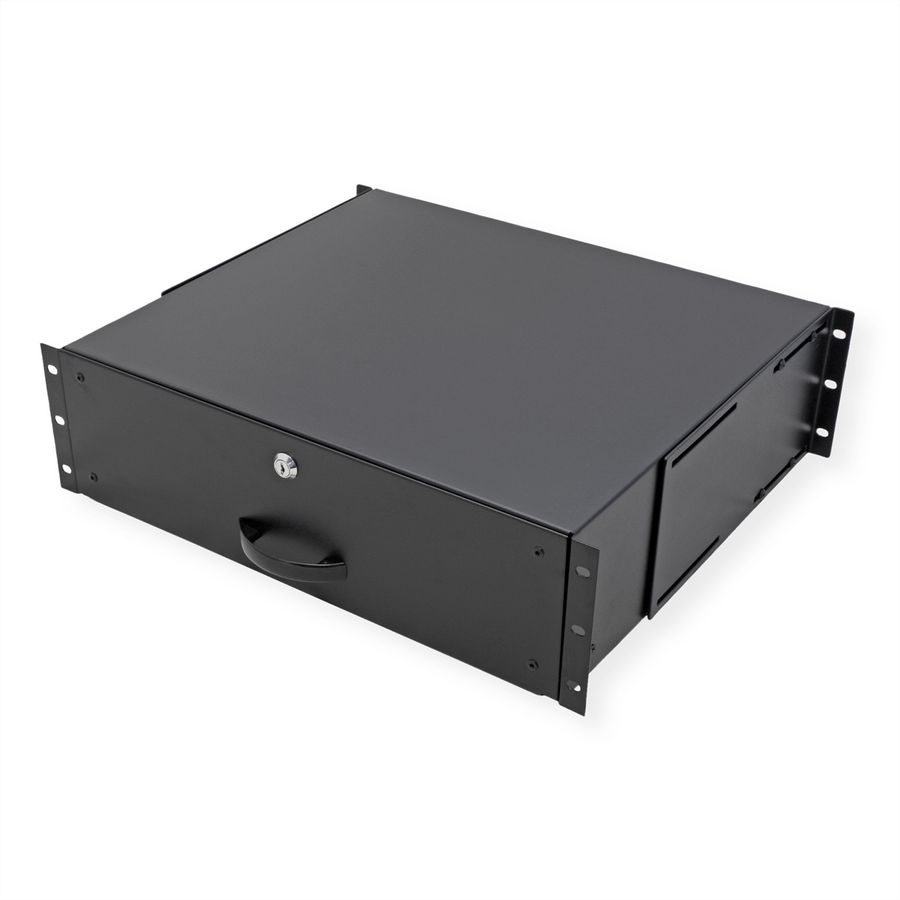 ROLINE 19-inch keyboard drawer 3 U, 400 T lockable black