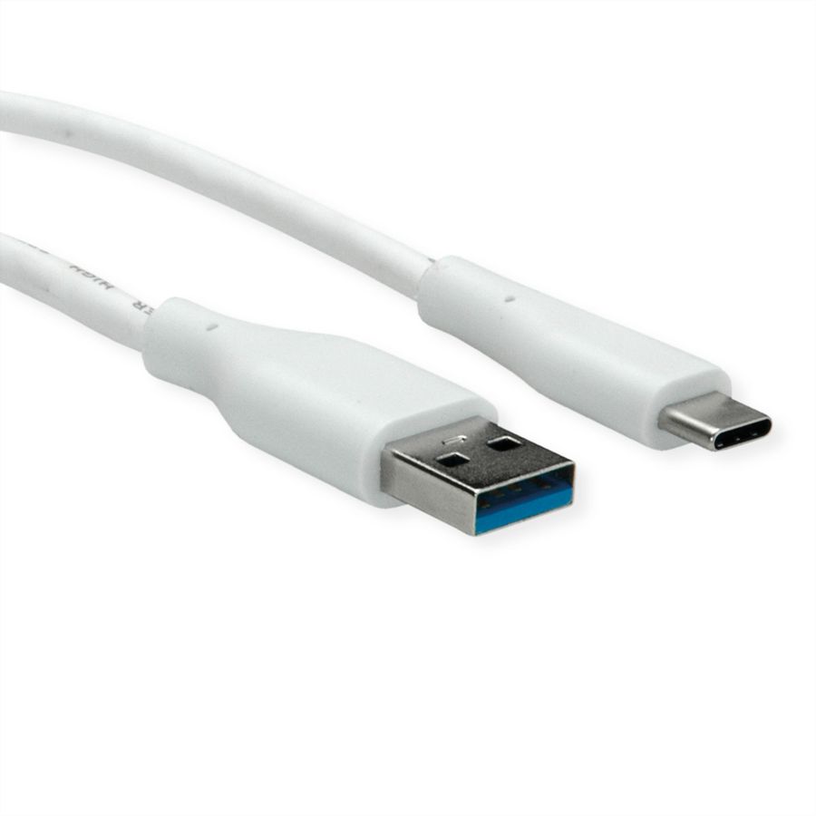 VALUE USB 3.2 Gen 1 Cable, A-C, M/M, white, 2 m