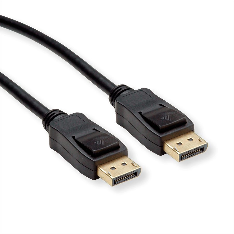 VALUE DisplayPort Cable, v1.4, DP-DP, M/M, black, 1.5 m