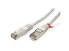 ROLINE FTP Patch Cord Cat.5e (Class D), crossover, grey, 3 m