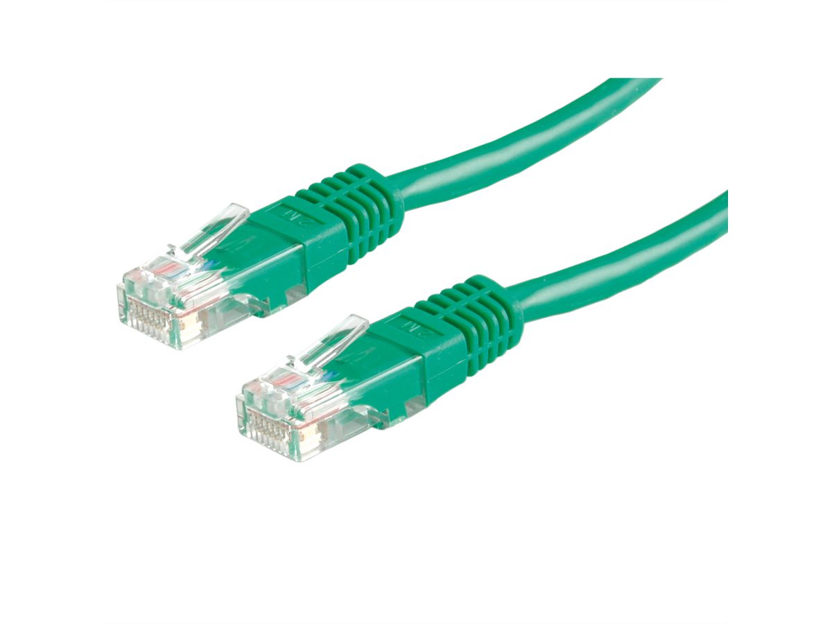 ROLINE UTP Patch Cord Cat.5e (Class D), green, 0.5 m