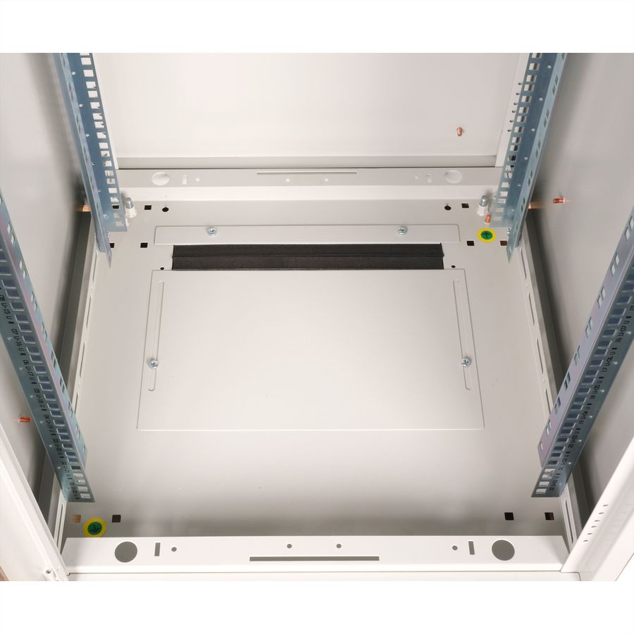 ROLINE 19-inch Network Cabinet Pro 22 U, 600x600 WxD glass door grey