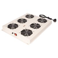 ROLINE 19" roof fan unit with 6 fans, ON/OFF for server rack PRO series, grey