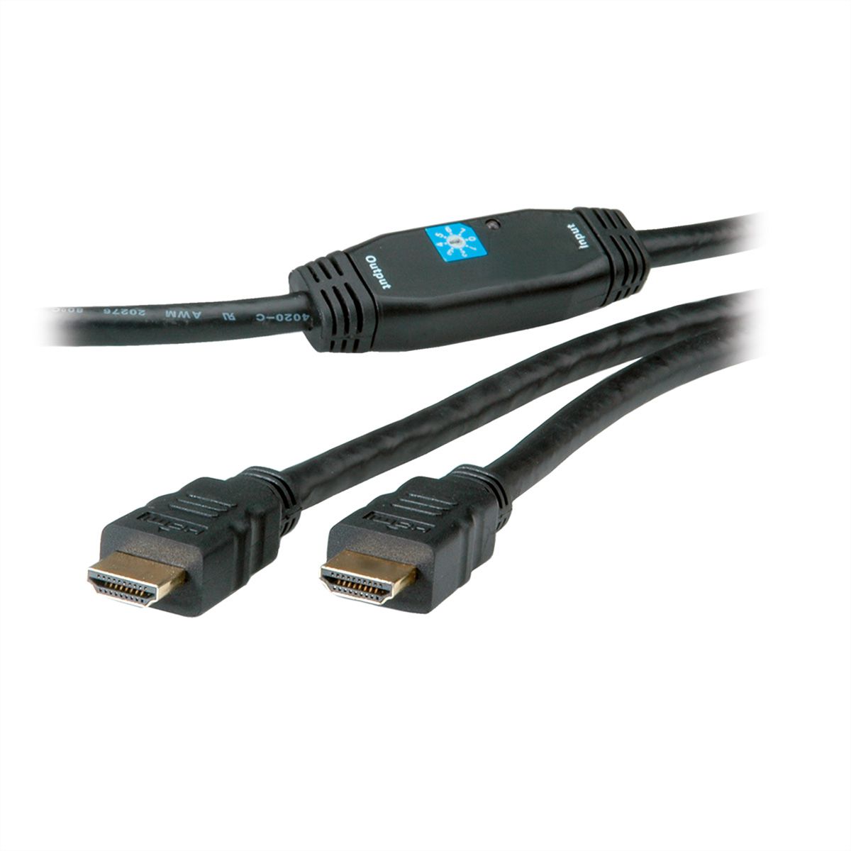 ROLINE HDMI High Speed Cable M M with Repeater 30 m SECOMP International AG