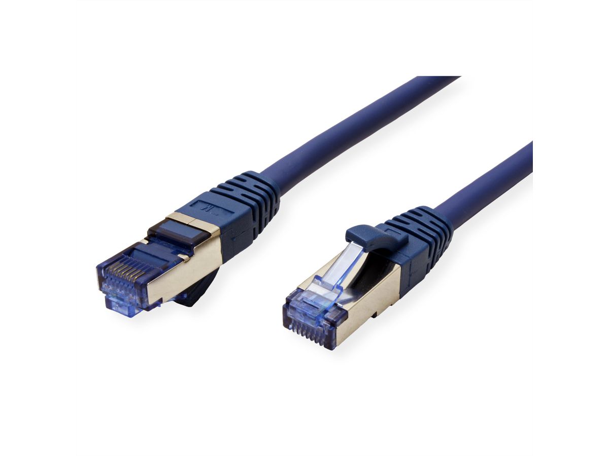 VALUE S/FTP Patch Cord Cat.6A (Class EA), blue, 15 m