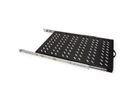 VALUE 19" 1U Extendable Sliding Shelf for Cabinets, 420 x 700 mm, max. load 25 kg