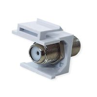 VALUE F-Type Keystone Coupler, Plastic