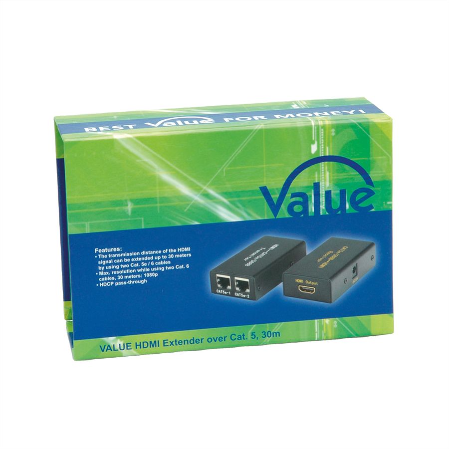 VALUE HDMI Extender over Twisted Pair, 25 m