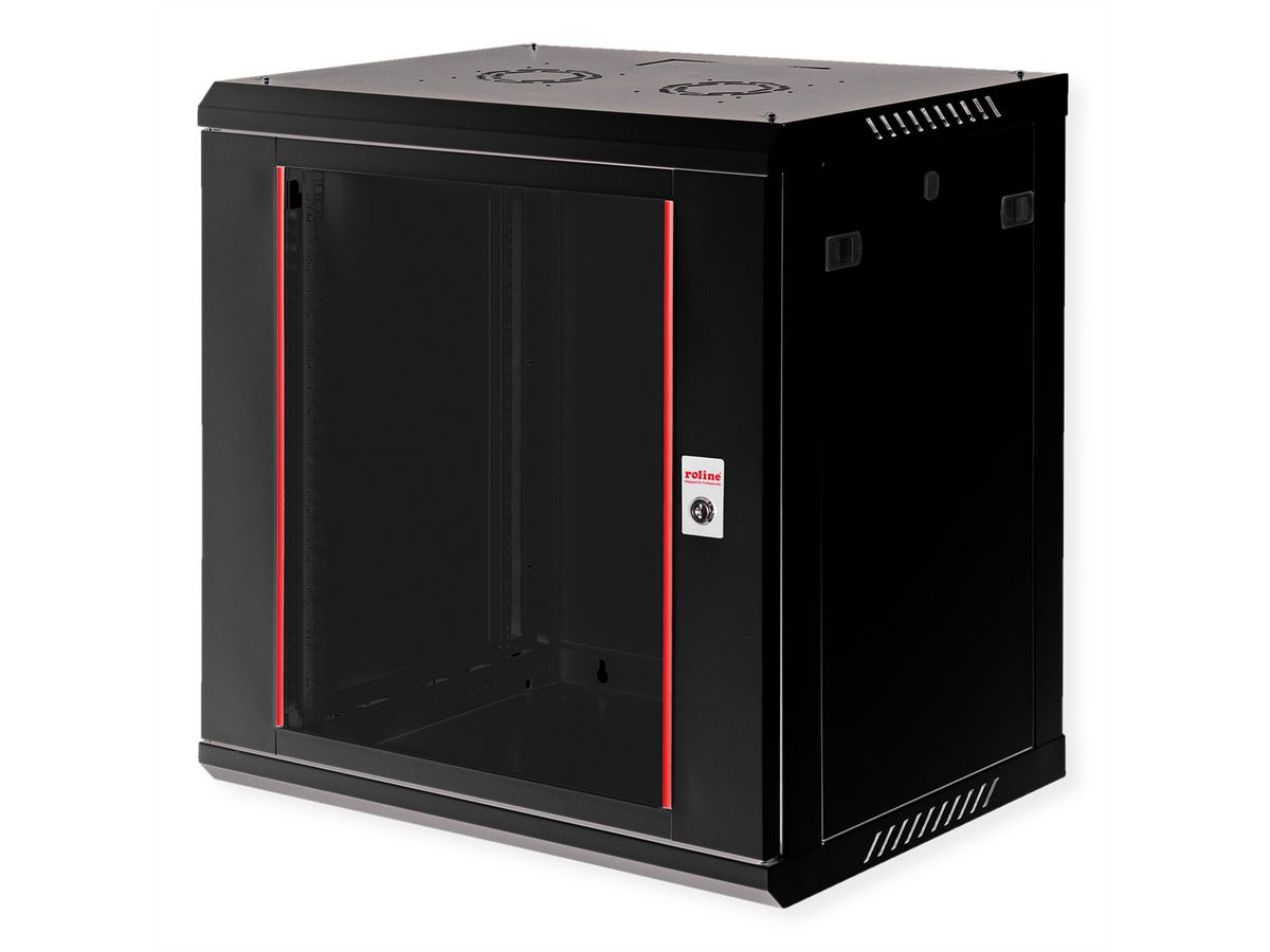 ROLINE 19" Wall Cabinet Basic Plus 12U, 600x450 BxT black