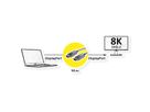 VALUE DisplayPort v1.4 Cable (AOC), M/M, 50 m