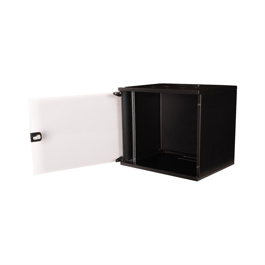 ROLINE 19-inch wall-mounted housing Basic 9 U, 540x400 BxT kit black