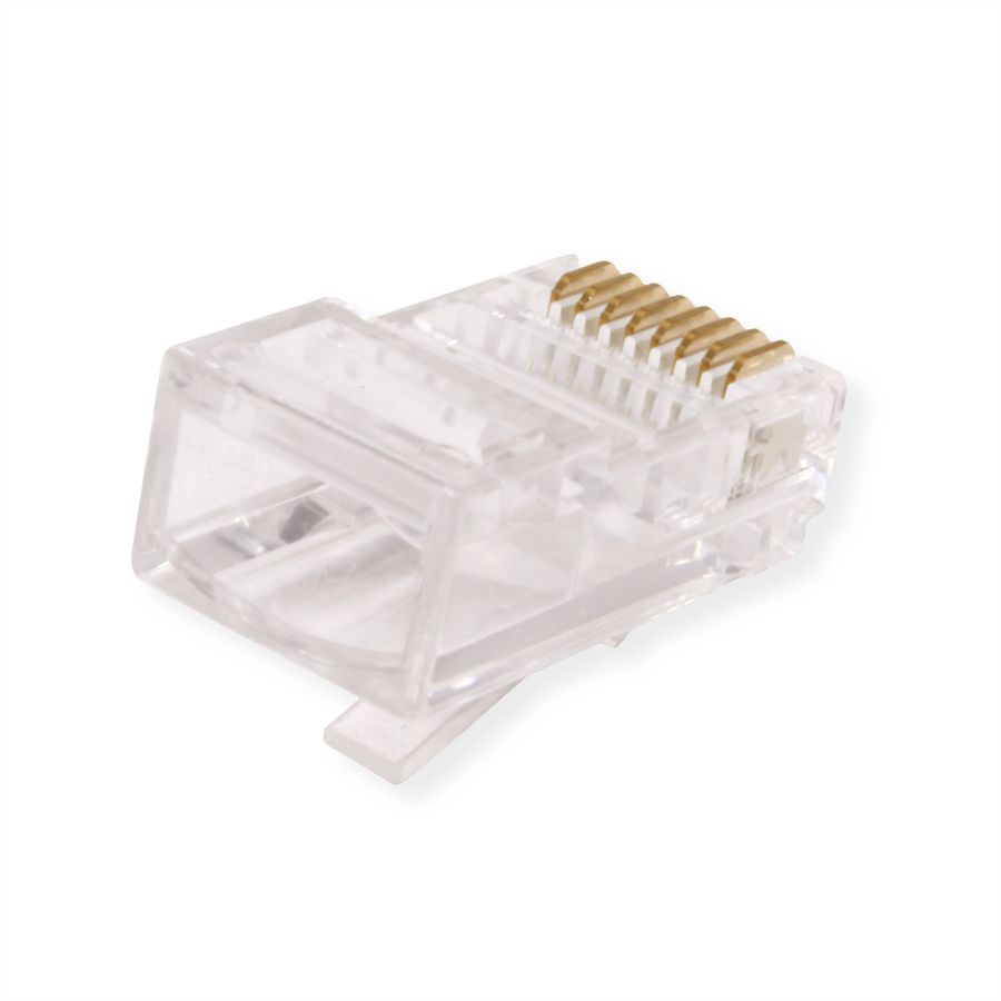 VALUE Cat.5e (Class D) Modular Plug, UTP, for Stranded Wire, 10 pcs.