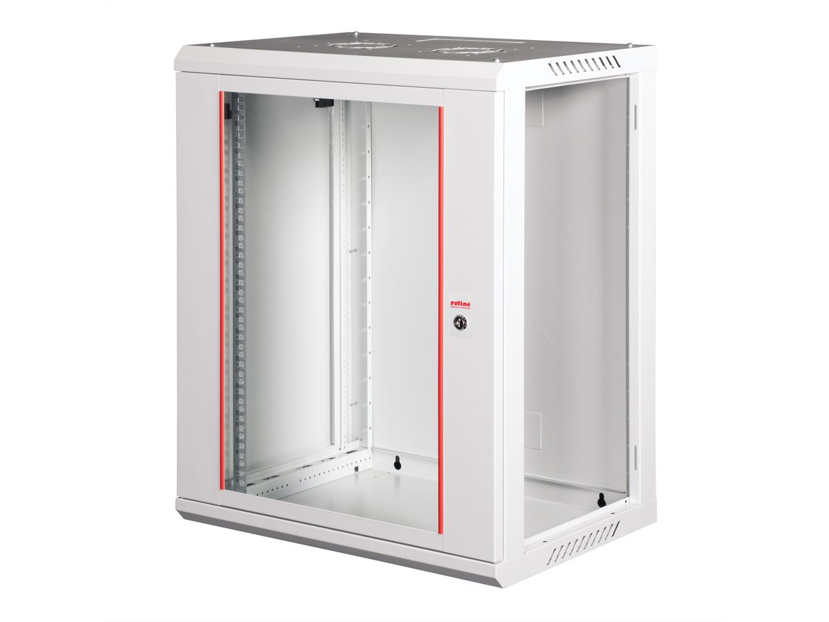 ROLINE 19" Wall Cabinet Basic Plus 18U, 600x450 BxT grey