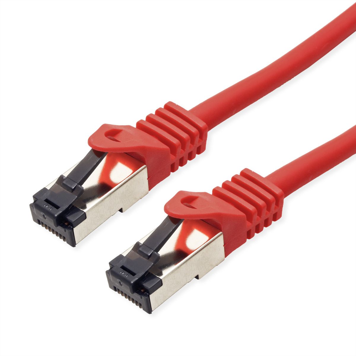 VALUE S/FTP Patch Cord Cat.8 (Class I), stranded, LSOH, PoE, red, 2 m