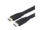 VALUE HDMI 8K (7680 x 4320) Ultra HD Cable + Ethernet, Flat, M/M, black, 1 m