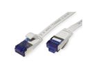 VALUE FTP Patch Cord, Cat.6A (Class EA), extra-flat, grey, 0.5 m