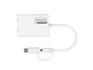 ROLINE USB Type A/C Adapter, 2x DP, with DisplayLink, 4K60
