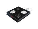 ROLINE 19-inch roof fan unit 2 fans, thermostat, black, black