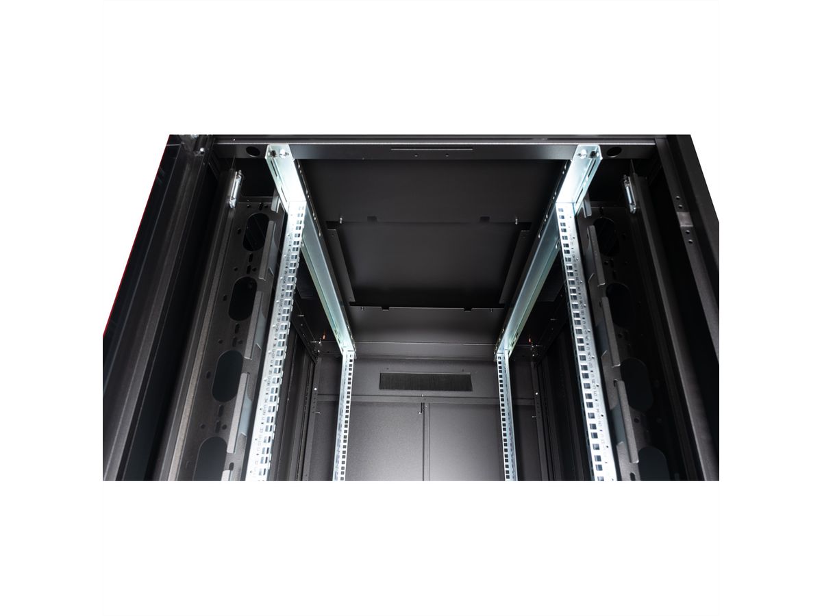 ROLINE 19-inch Network Cabinet Pro 42 U, 800x1000 WxD Glass door black