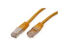 VALUE S/FTP (PiMF) Patch Cord, Cat.6 (Class E), yellow, 0.5 m