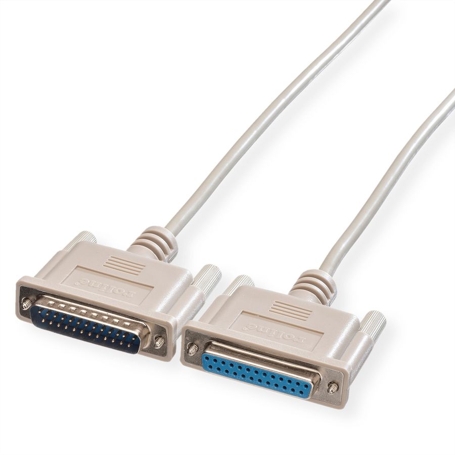 ROLINE RS232 Cable, M - F, 3 m