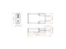 VALUE USB Wall Charger, EU Plug, 2x Ports (A+C), 30W, white