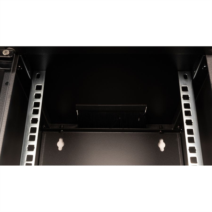 ROLINE 10-inch wall-mounted housing 6 U, 312x300 WxD black