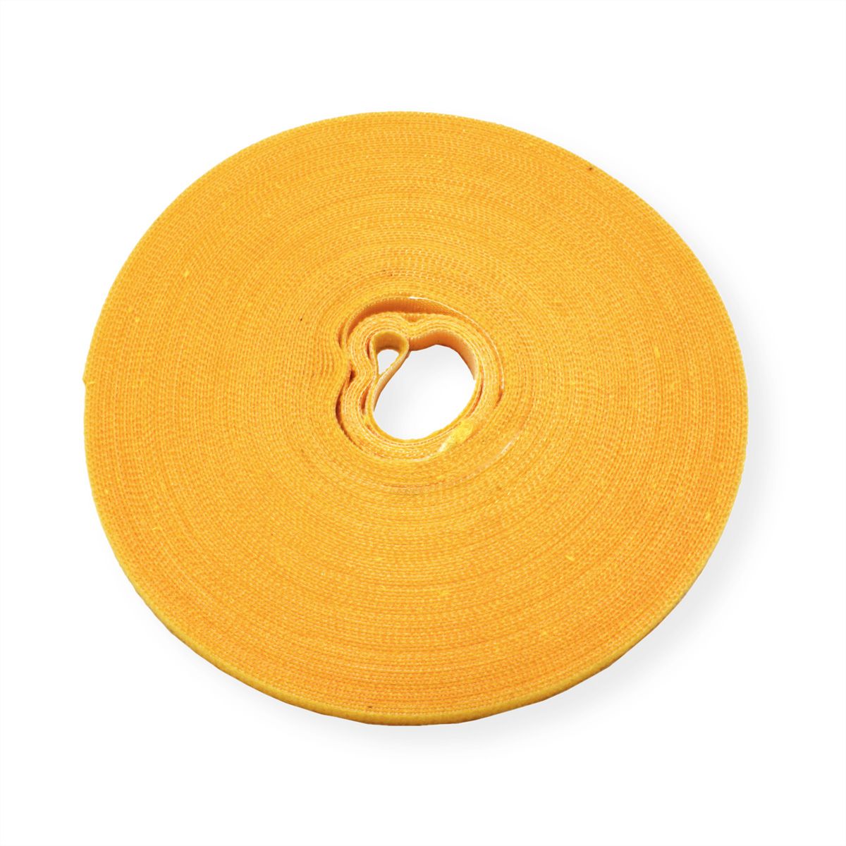 VALUE Strap Cable Tie Roll, Width 10mm, yellow, 25 m