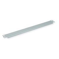 VALUE 19" Blank Panel, 1U, Metal, grey