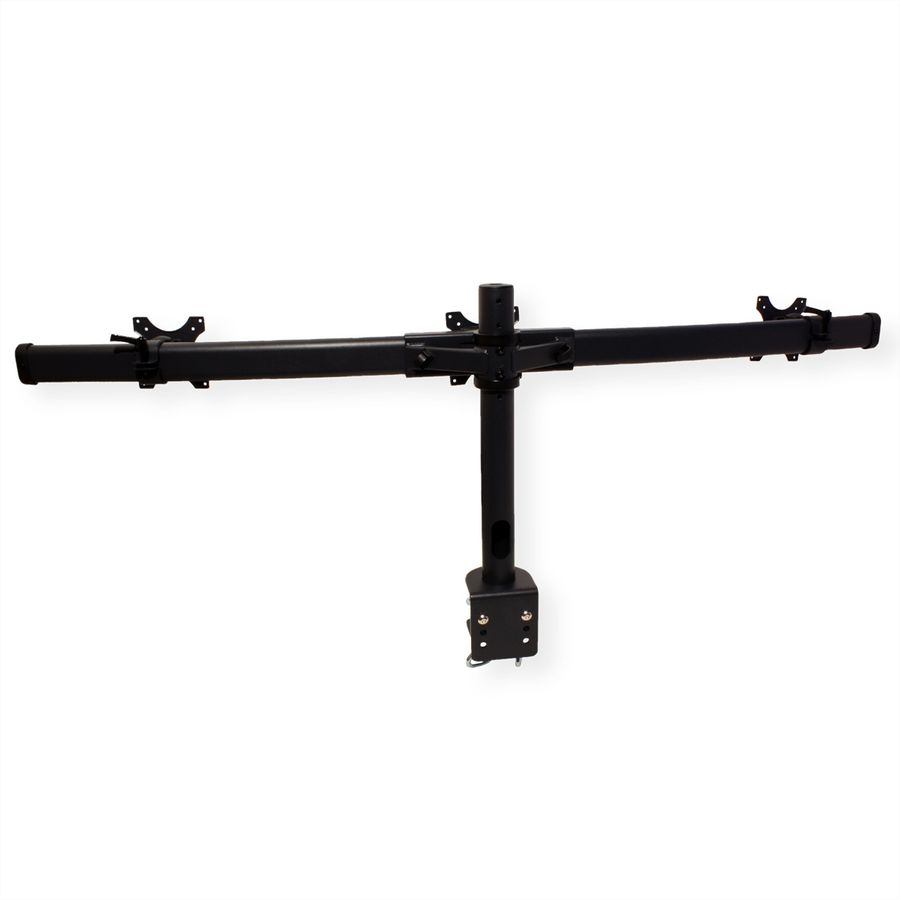 VALUE Triple LCD Arm, Desk Clamp, black