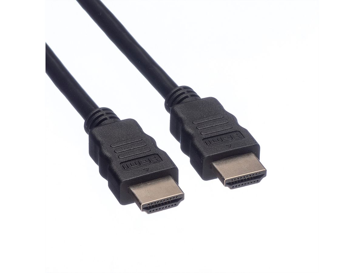 ROLINE HDMI High Speed Cable + Ethernet, M/M, black, 3 m