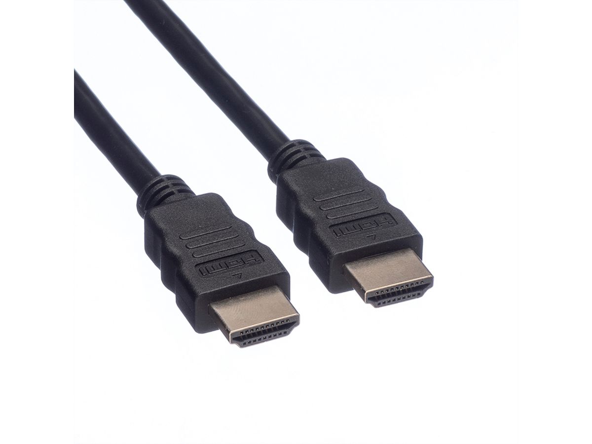 ROLINE HDMI High Speed Cable + Ethernet, M/M, black, 15 m