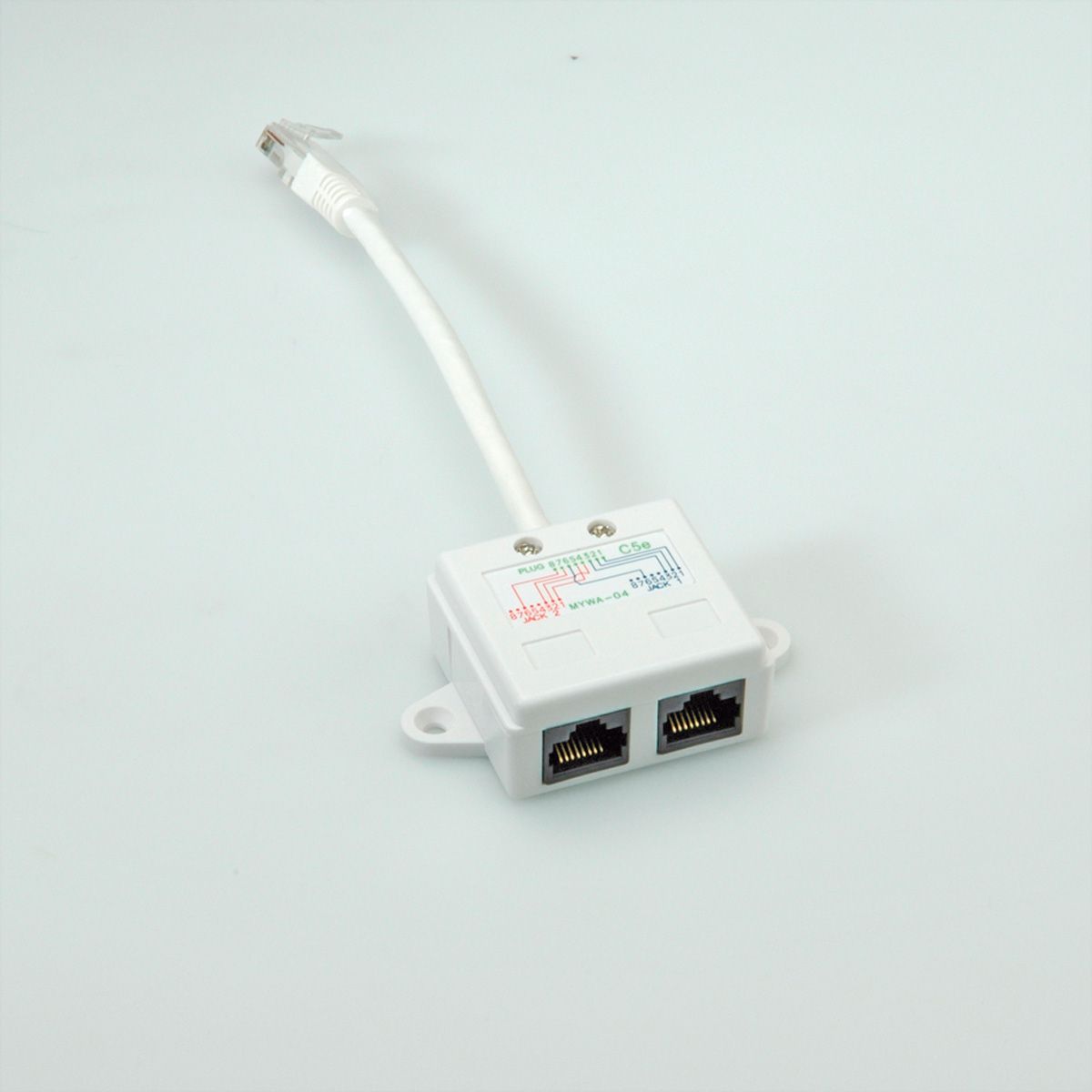 VALUE T-Adapter Cat.5e (Class D), UTP, white