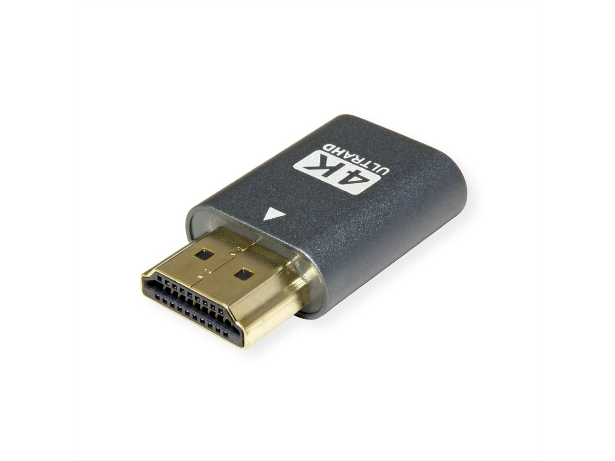 VALUE Display Adapter Virtual HDMI Emulator EDID 4K SECOMP International AG