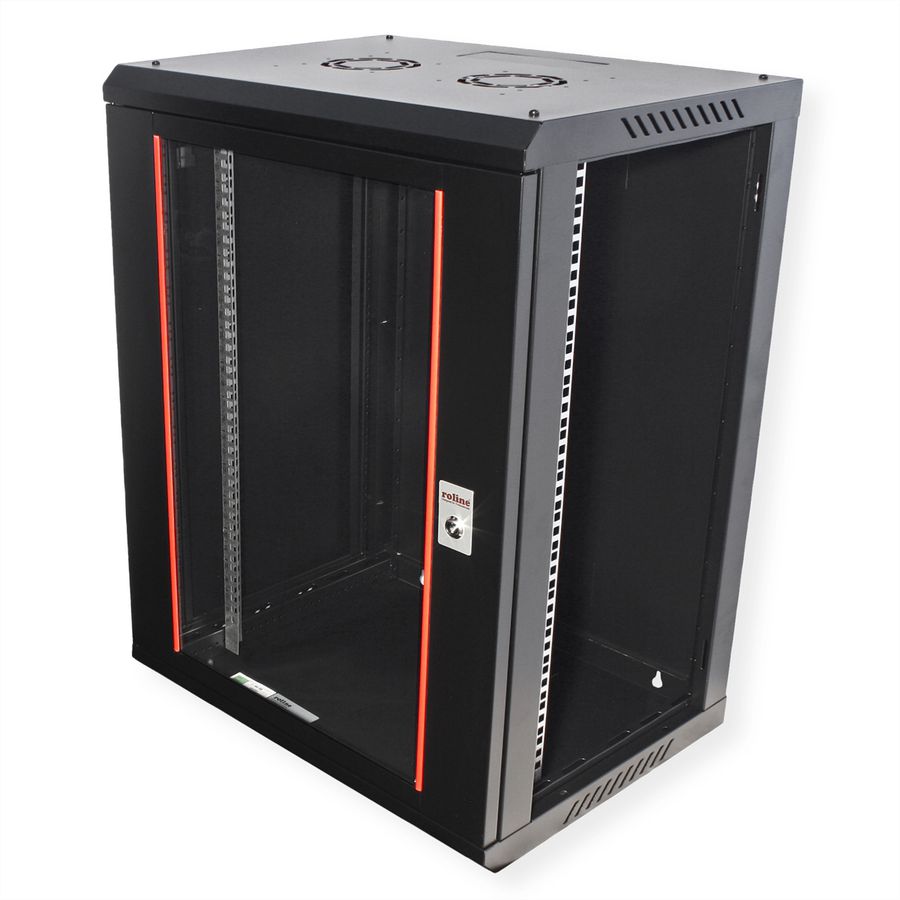 ROLINE 19" Wall Cabinet Basic Plus 15U, 600x450 BxT black