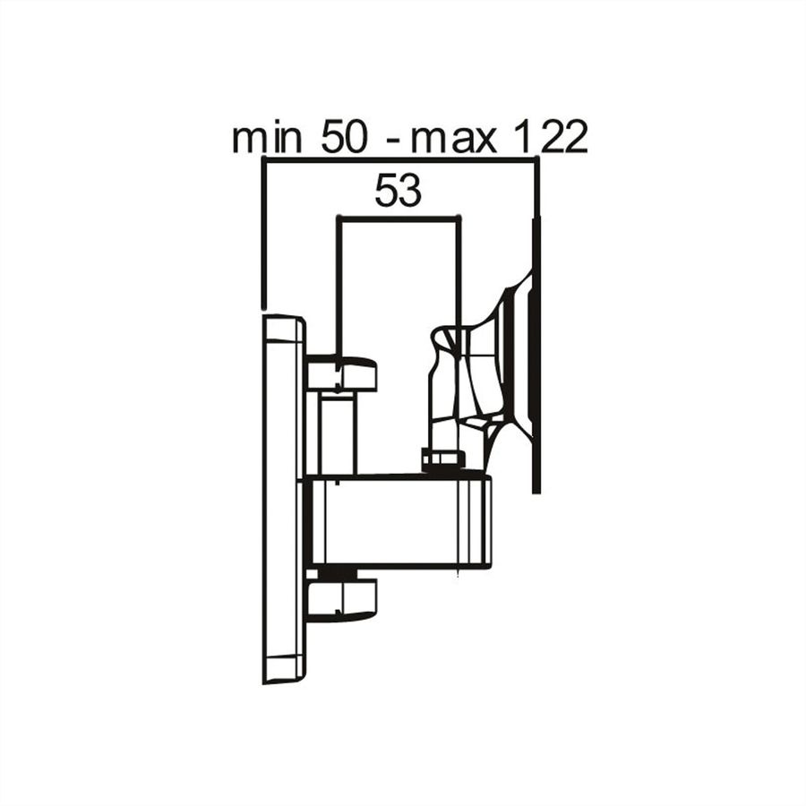ROLINE LCD Monitor Arm, Wall Mount, 4 Joints