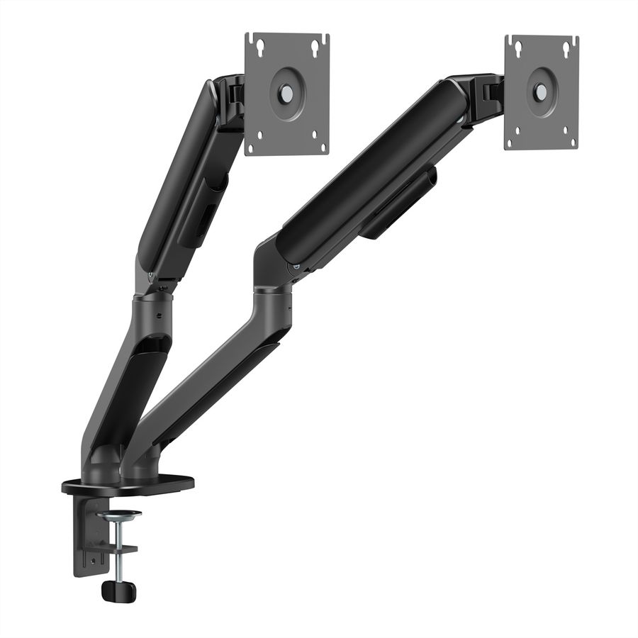STANDARD Dual Monitor Arm, Mechanical Spring, 2x < 10 kg, < 81,3 cm (32"), black
