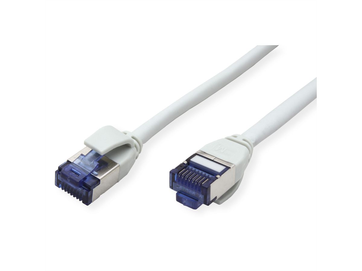 ROLINE S/FTP Patch Cord Cat.6A / Class EA, LSOH, Slim PoE, grey, 5 m