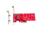 ROLINE PCIe 4.0 x4 3.3V5A Host Adapter for PCIe-NVMe M.2 110mm SSD