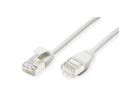 ROLINE U/FTP DataCenter Patch Cord Cat.6A (Class EA), LSOH, slim, white, 0.5 m