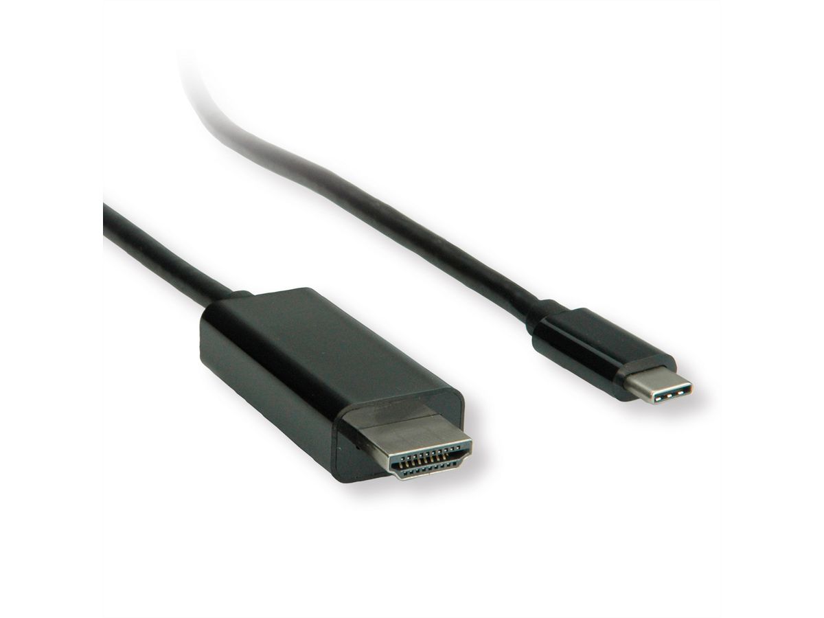 ROLINE Type C - HDMI Cable, M/M, 2 m