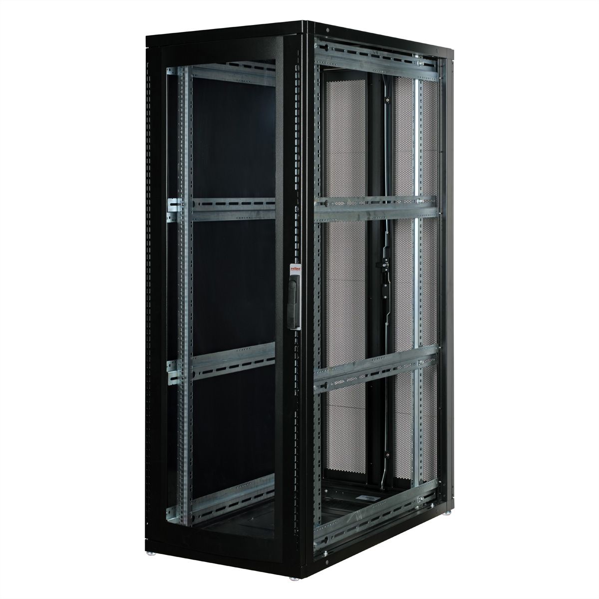 ROLINE 19-inch server rack Pro 36 U, 600x1000 WxD black perspex
