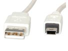 USB 2.0 Cable, Type A - 5-Pin Mini, 1.8 m