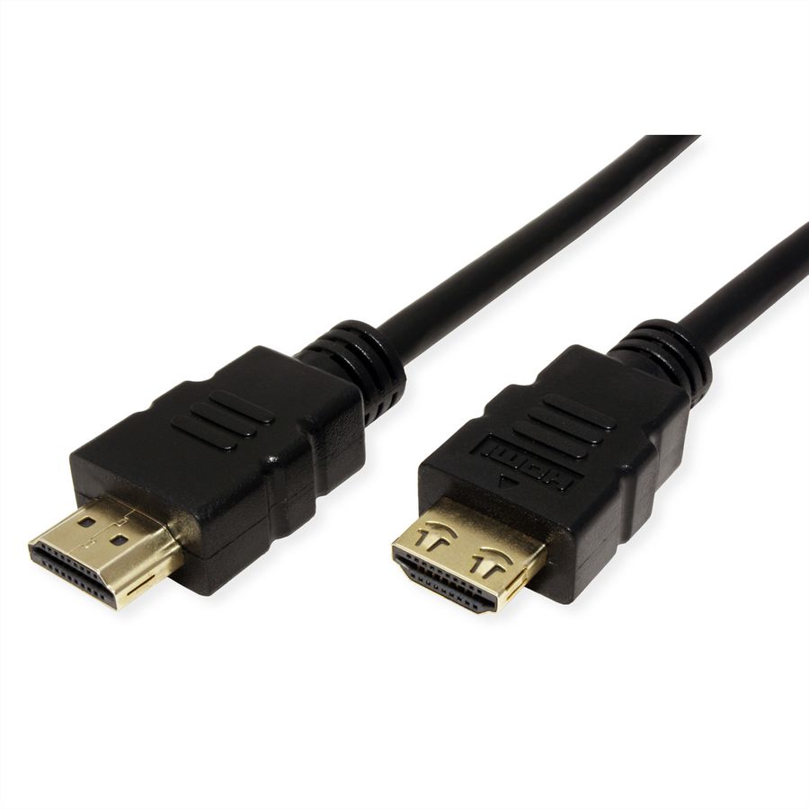 VALUE HDMI Ultra HD Cable + Ethernet, M/M, Resistant Plug, black, 2 m