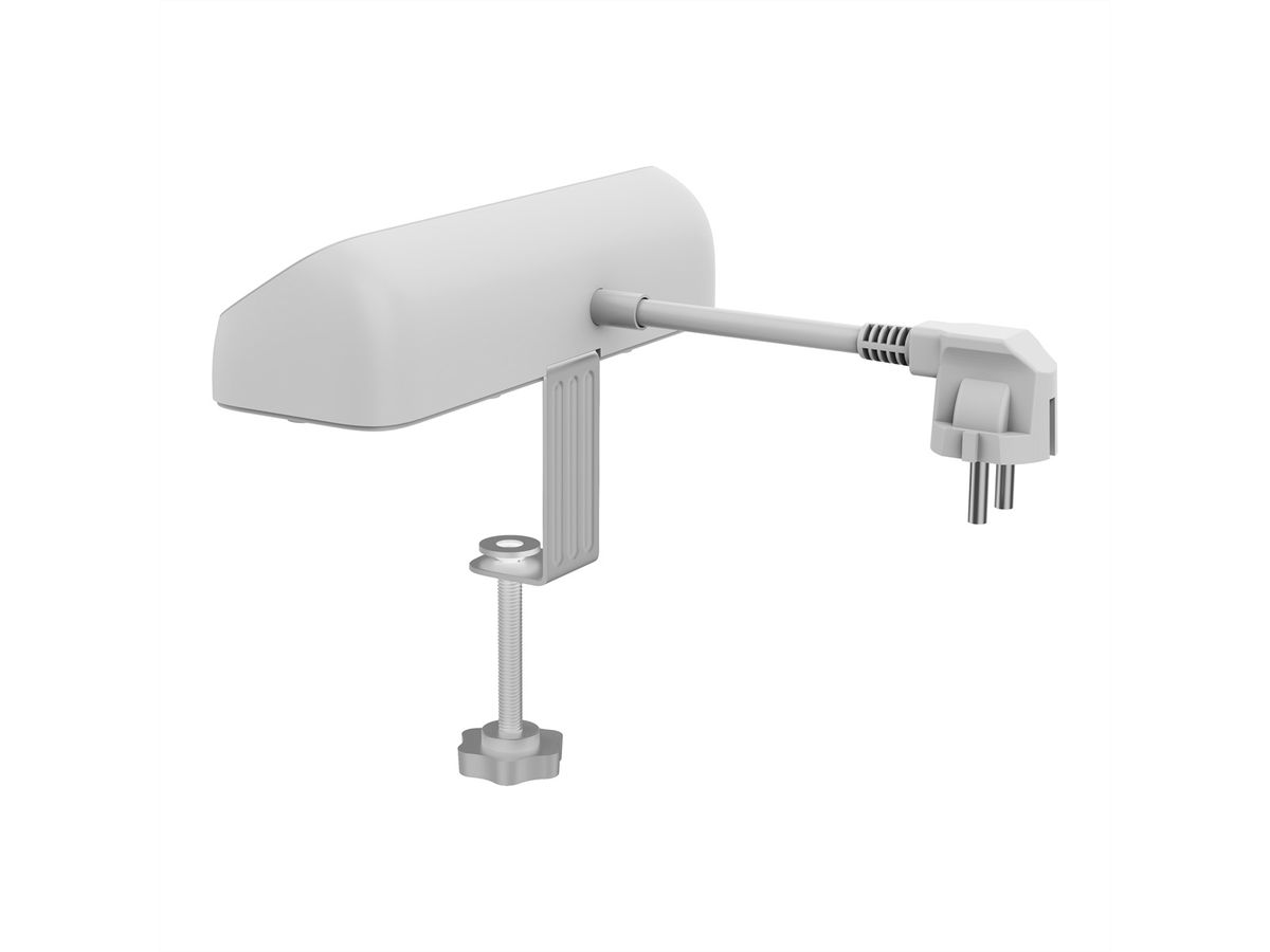 VALUE Power Strip, 3-way, with 3x USB (1x C + 2x A) and table clamp, 1.5 m