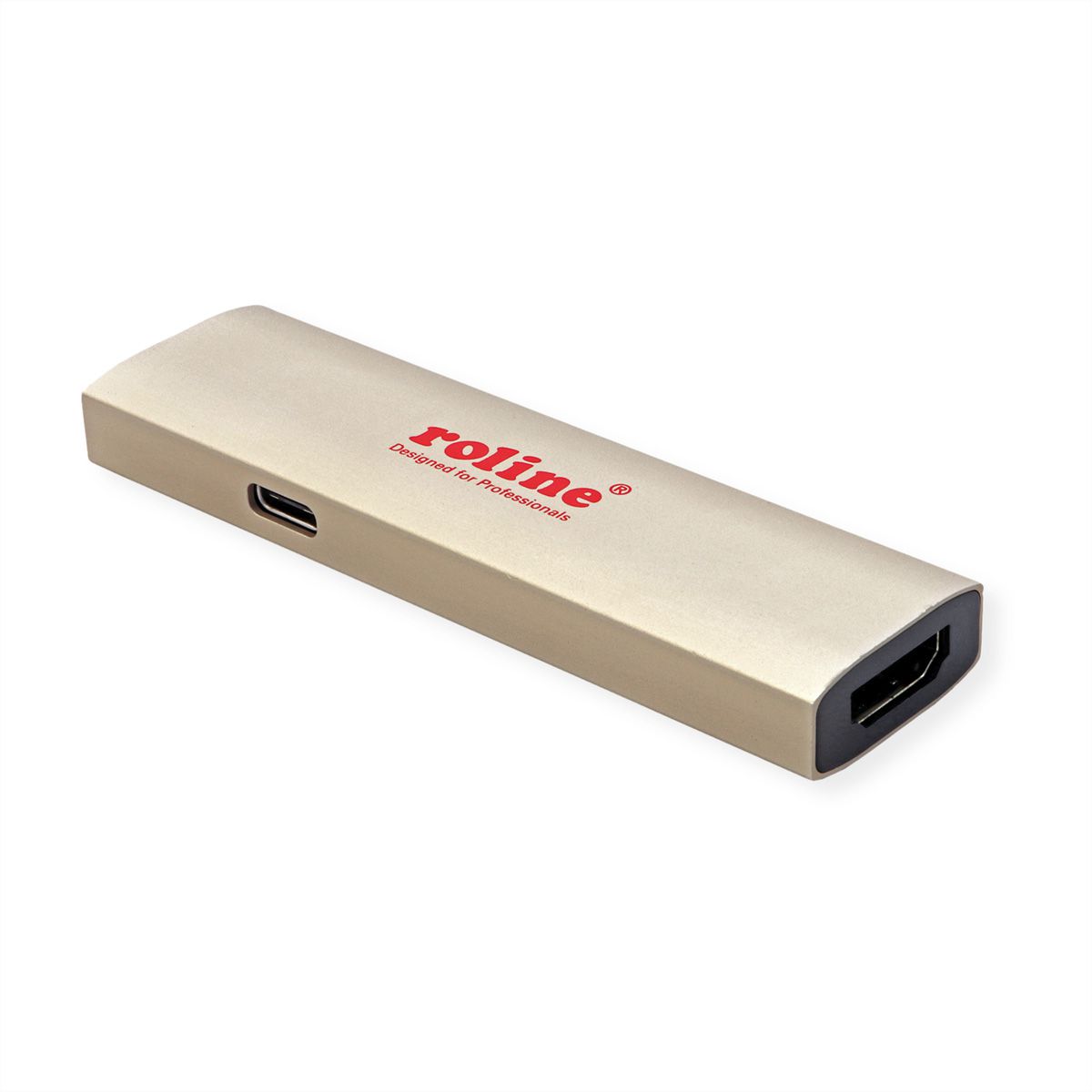 ROLINE GOLD Type C - HDMI Adapter, F/F, with PD (60W)