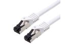 VALUE S/FTP Patch Cord Cat.8 (Class I), stranded, LSOH, white, 3 m